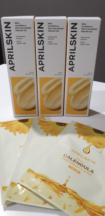 aprilskin.com.sg Real Calendula Peeling Gel Twin Set Review
