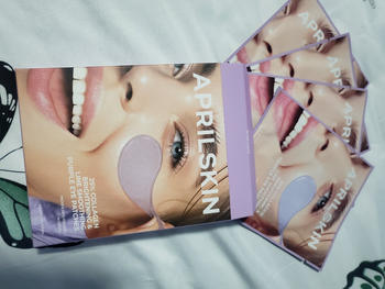 aprilskin.com.sg 25% Collagen Brightening & Line Smoothing Purple Eye Patches (5 Pairs) Review