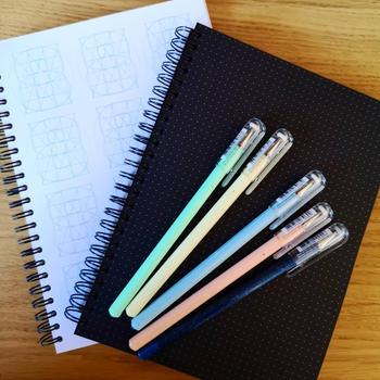 Dotgrid A5 Dot Grid Notebook - Black Pages Review