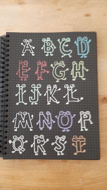 A5 Letter Builder Notebook | Become A Better Lettering Artist | Dotgrid