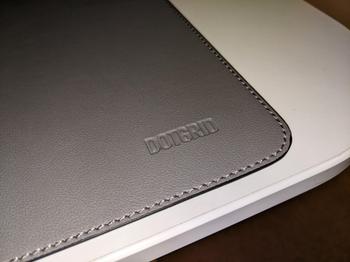 Dotgrid Vegan Leather Desk Mat - Pearl Grey Review