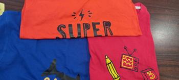 ARM Apparels Pack of 3 T-Shirt For Kids - SHERO-PEN-SHARK Review