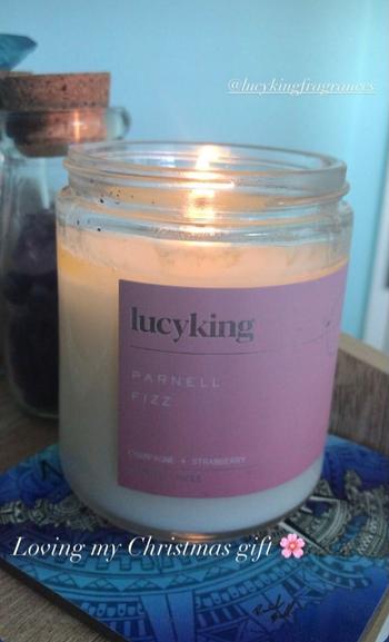 L U C Y K I N G PARNELL FIZZ Candle Review