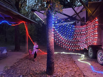 Sporal American Flag Net Light Review