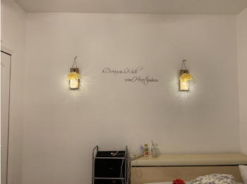 Sporal 2pcs Mason Jar Wall Sconces With LED Fairy Lights & Flowers Review