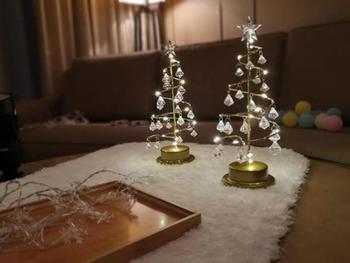 Sporal Christmas Tree Shape Design Crystal Night Lamp Review