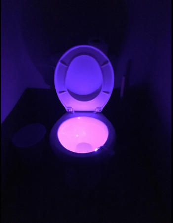 Sporal Color Changing Motion Sensor Toilet Night Light Review