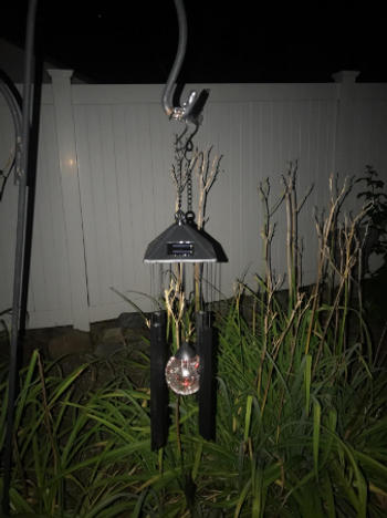 Sporal Solar-Powered Wind Chime Crackle Glass Globe Review