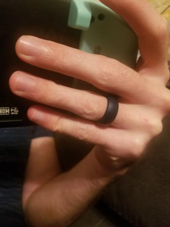 WodBottom Men's Navy Blue Silicone Ring Review