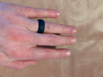 WodBottom Men's Navy Blue Silicone Ring Review