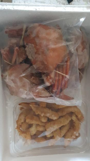 Caught Online Whole Orange Mozambican Crab XXL ( -1100g each) | CPT Review
