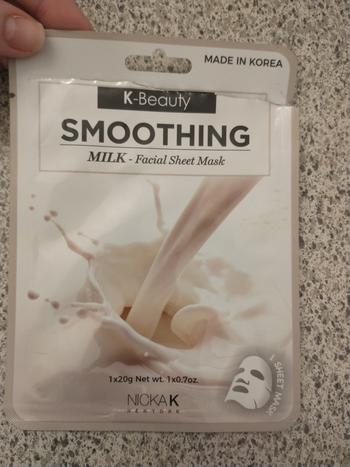 NICKA K NEW YORK FACIAL SHEET MASK - MILK Review