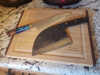 Vertoku Full Tang Hand Forged Serbian Steel Chef's Knife Review