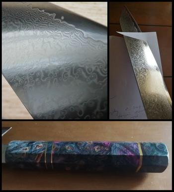 Vertoku Damascus Steel Knife with Colored Handle Review