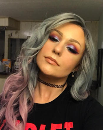HAIR & BEAUTY CANADA Lika Pink & Gray Kanekalon Fibre Full Lace Wig 22 Long Review