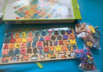 Project Montessori Best Seller: Fish, Numbers and Alphabet Wooden Board Review