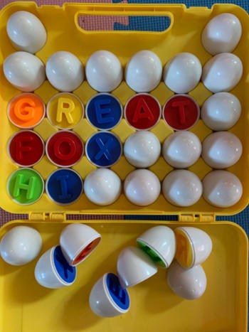 Project Montessori Montessori ABC Matching Easter Eggs Review