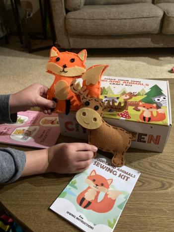 Project Montessori Wood Animals Sewing Craft Kit for Kids Review