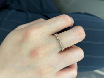 8 BIJOU VINTAGE BUFFET・18K GOLD DIAMOND RING Review