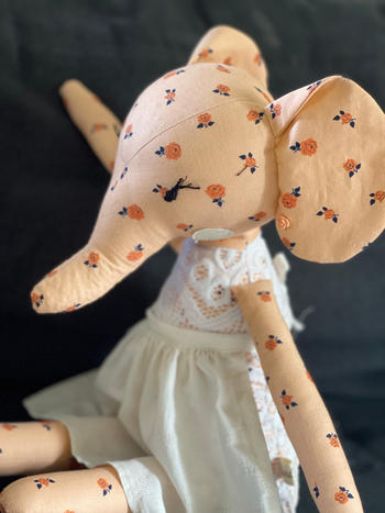 Violette Field Threads Elle Elephant 18 Stuffie Animal Pattern Review