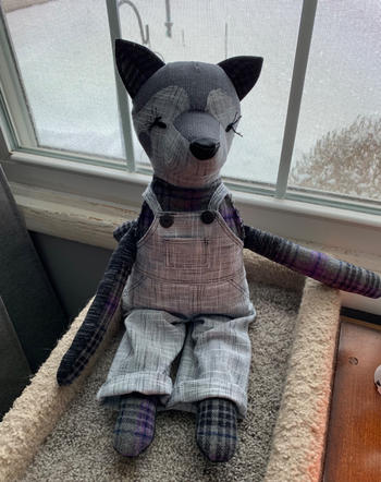 Violette Field Threads Wilhelmina Wolf 18 Stuffie Animal Pattern Review