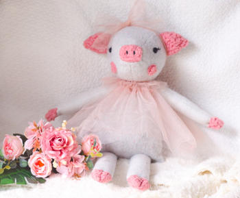 Violette Field Threads Paloma Pig 18 Stuffie Animal Pattern Review