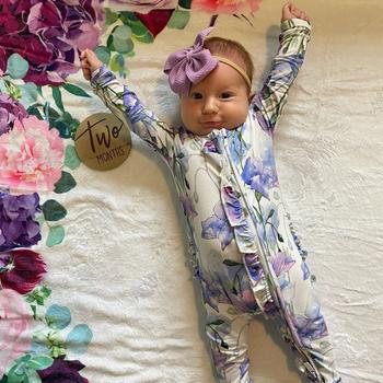 Little Bum Bums Bums N' Roses Ruffle Footie Review