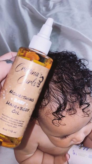 Cristina's Curls Nourishing Baby Hair + Scalp Oil Review