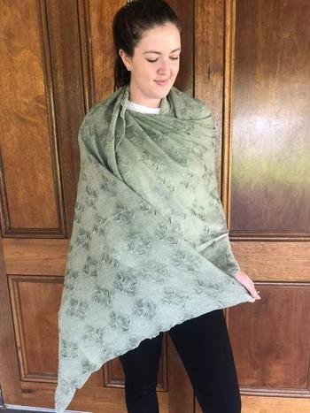 Scarves Australia Sage Green Textured Scarf Review