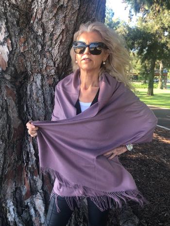 Scarves Australia Pashmina Mauve Soft Grey Lilac Review