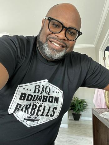 Earn Your Booze BBQ, Bourbon & Barbells MENS TEE Review