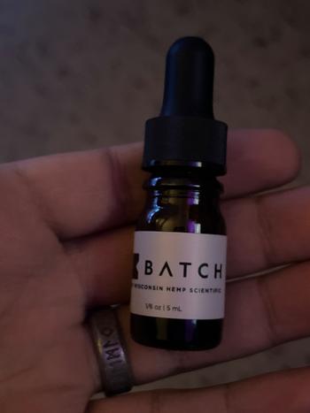 BATCH 5 mL CBD Oil Sample - Calm Review
