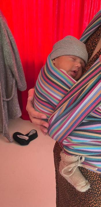 Little Zen One Didymos Baby Woven Wrap Cleo Stripes Review