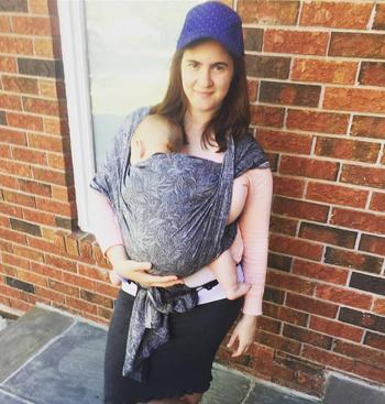 Little Zen One Didymos Baby Woven Wrap Anthracite Vitalis tussah silk Review