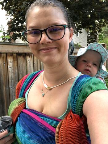 Little Zen One Didymos Baby Woven Wrap Rainbow Lisca Review