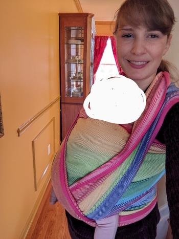 Little Zen One Didymos Baby Woven Wrap Rainbow Lisca White Review