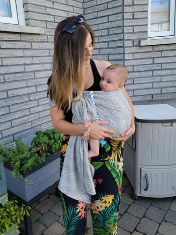 Little Zen One Doubleface Rosso linen DidySling  (Ring Sling) by Didymos Review