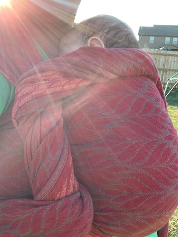 Little Zen One Didymos Woven Baby Wrap Sling Amaranth Review