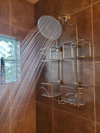 US Bath Store Brondell VivaSpring Chrome Slate Face Filtered Showerhead Review