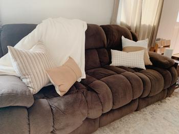 Apartment No.3 Bento Windowpane Hand Block Printed Pillow Cover | Black Review