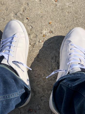 Laced Up Laces  EQUALITY LACES - WHITE Review