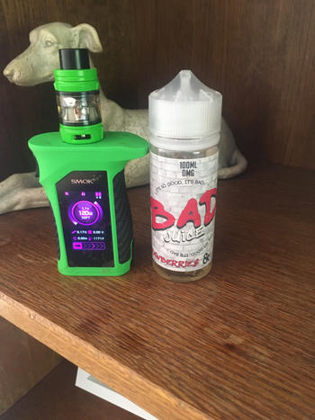 Grey Haze ECig Store Strawberry Cream by Bad Juice Short Fill 100ml Review