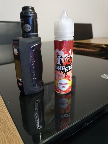 Grey Haze ECig Store Raspberry Stix by IVG Sweets Short Fill 50ml Review