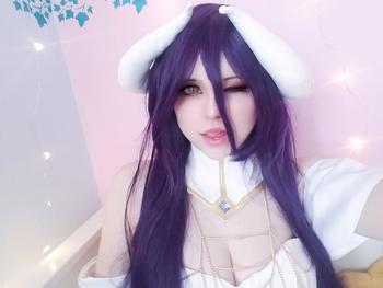 Uwowo Cosplay UWOWO Anime Overlord Albedo Cosplay Plus Size White Dress Costume Review