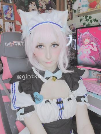 Uwowo Cosplay UWOWO Vanilla Cosplay NEKOPARA Vanilla Maid Costume Neko Maid Cute Dress Review