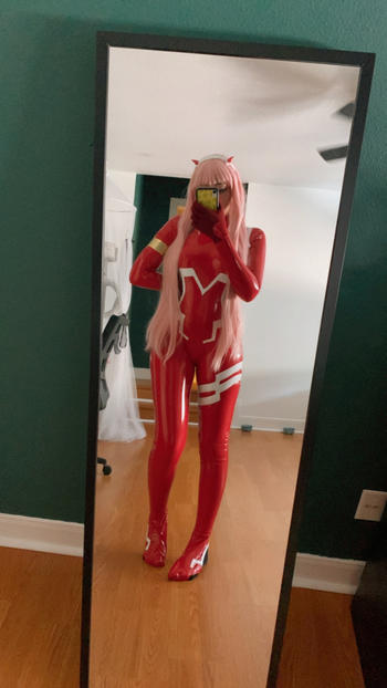 Uwowo Cosplay UWOWO Anime DARLING in the FRANXX Cosplay Plus Size Costume Zero Two CODE:002 Bodysuit Plug suit Christmas gifts Review