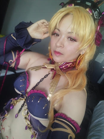 Uwowo Cosplay UWOWO Fate Grand Order Ereshkigal Cosplay Wig 80cm long Gold Double Tail Cosplay Hair Review