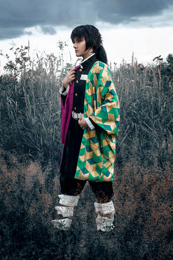 Uwowo Cosplay Uwowo Demon Slayer Cosplay Kimetsu no Yaiba Tomioka Giyuu Cosplay Costume Demon Slayer Uniform Plus Size Cosplay Review