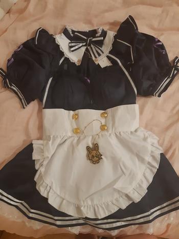 Uwowo Cosplay UWOWO Fate Grand Order/FGO Mash/Matthew Kyrielite New Maid Version Cosplay Costume Girls Cute Dress Review