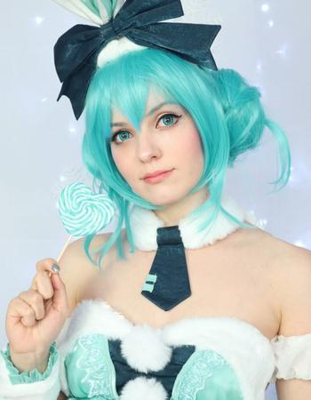 Uwowo Cosplay Uwowo Plus Size Cosplay Hatsune Miku Fanart. ver Cosplay Costume Cute Bunny Dress Review